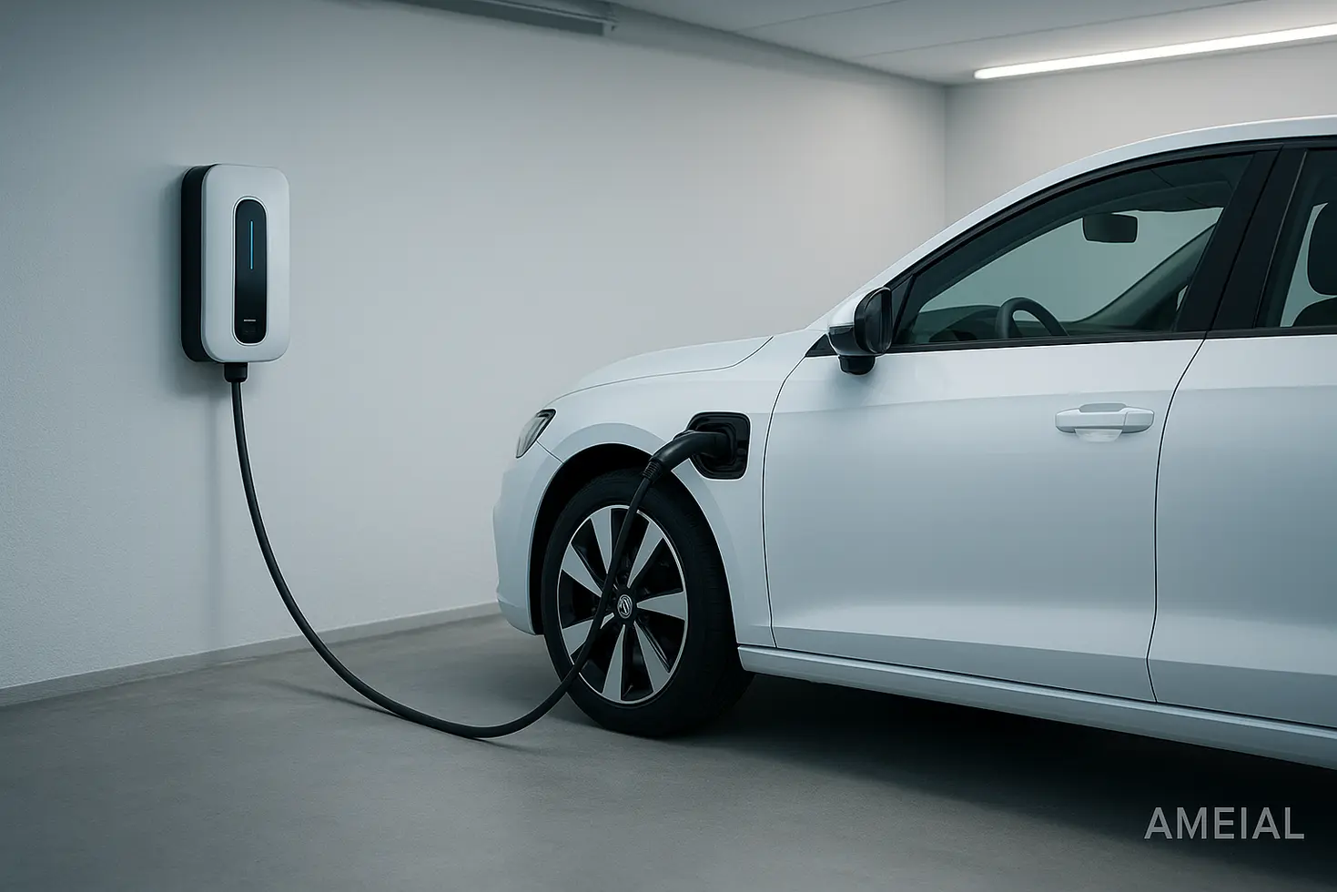 instalación cargador vehículo eléctrico en casa