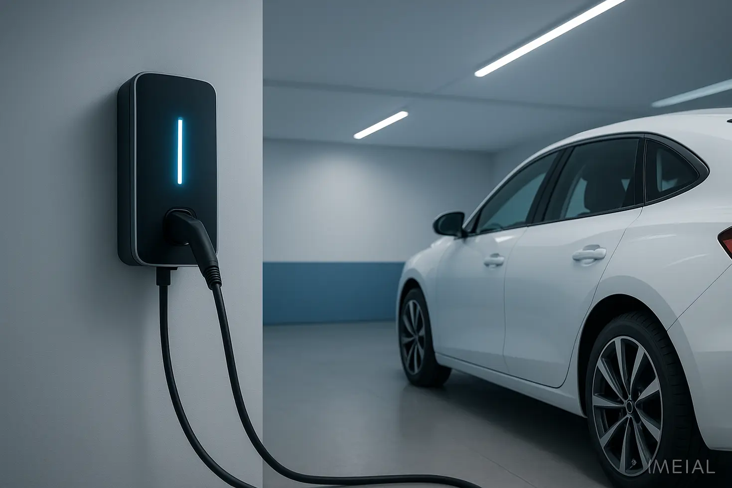 instalación cargador vehículo eléctrico en casa
